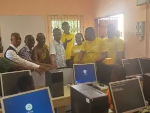 CalBank PLC Donates 20 Computers to Pedu A & B Basic School1