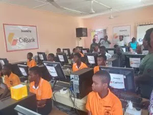 CalBank PLC Donates 20 Computers to Pedu A & B Basic School2