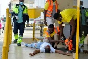 Fire Simulation Exercise At CalBank Achimota Branch