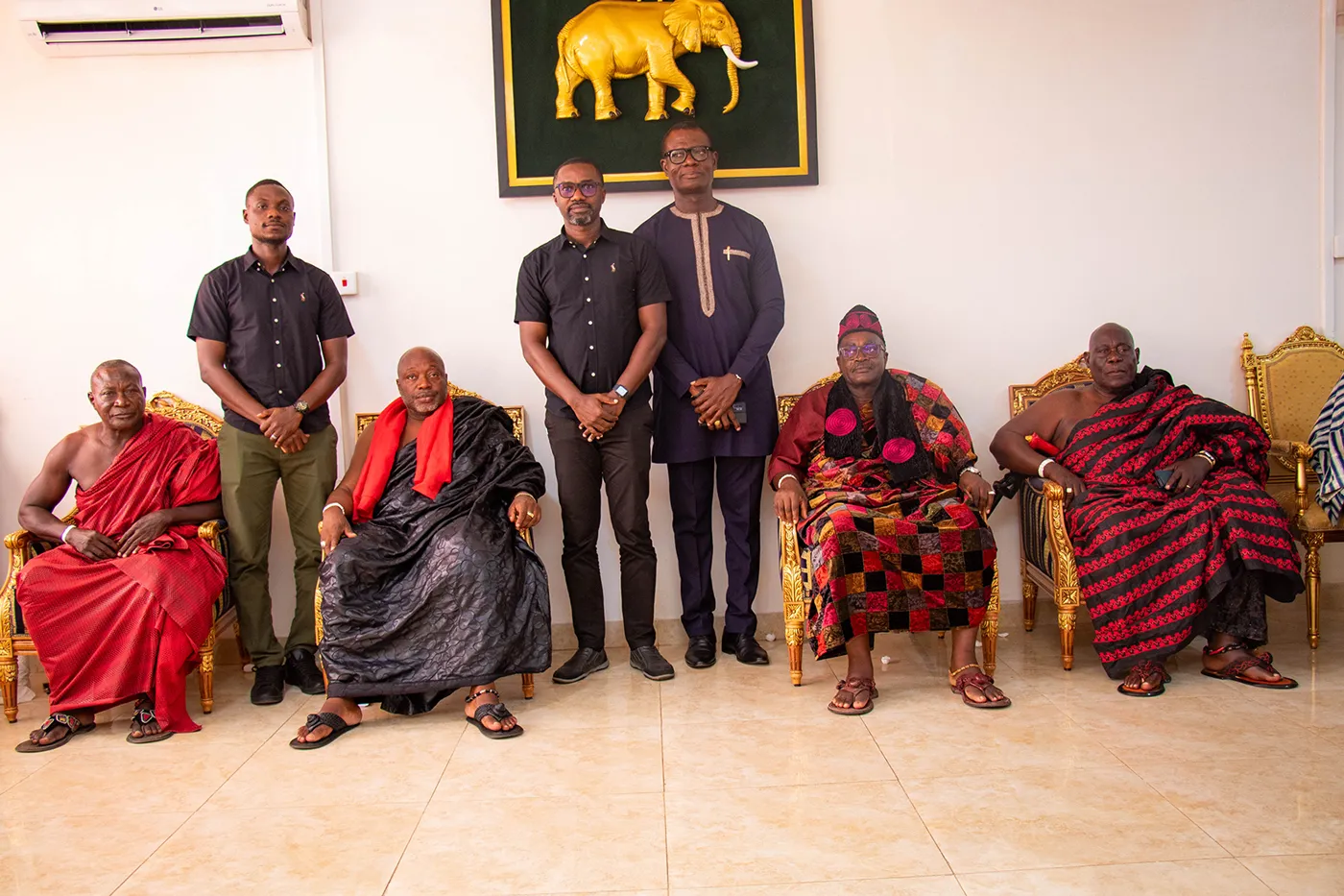 calbank plc commiserates with ga traditional council