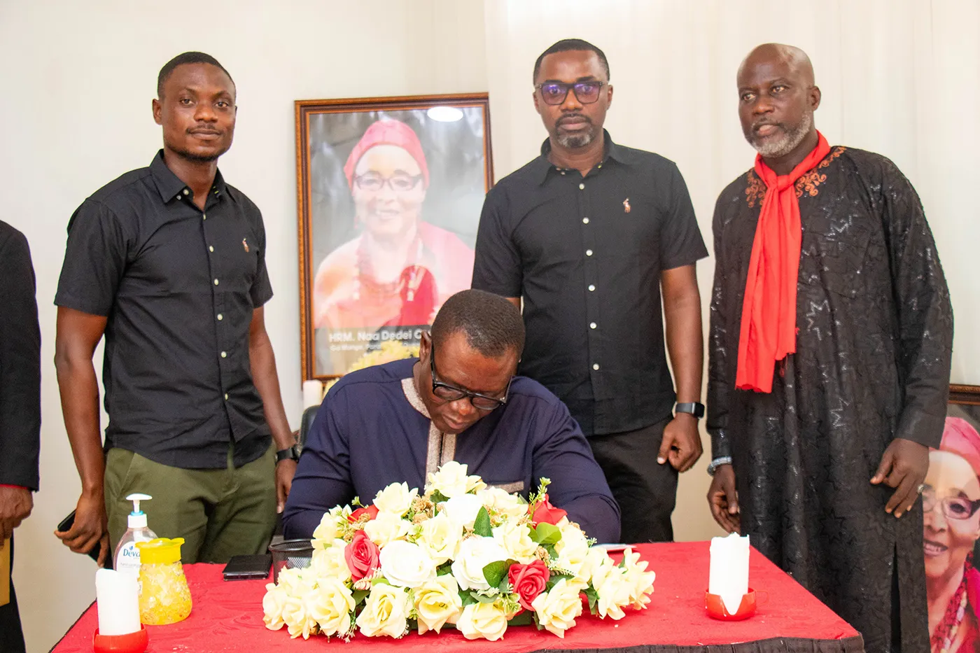 calbank plc commiserates with ga traditional council