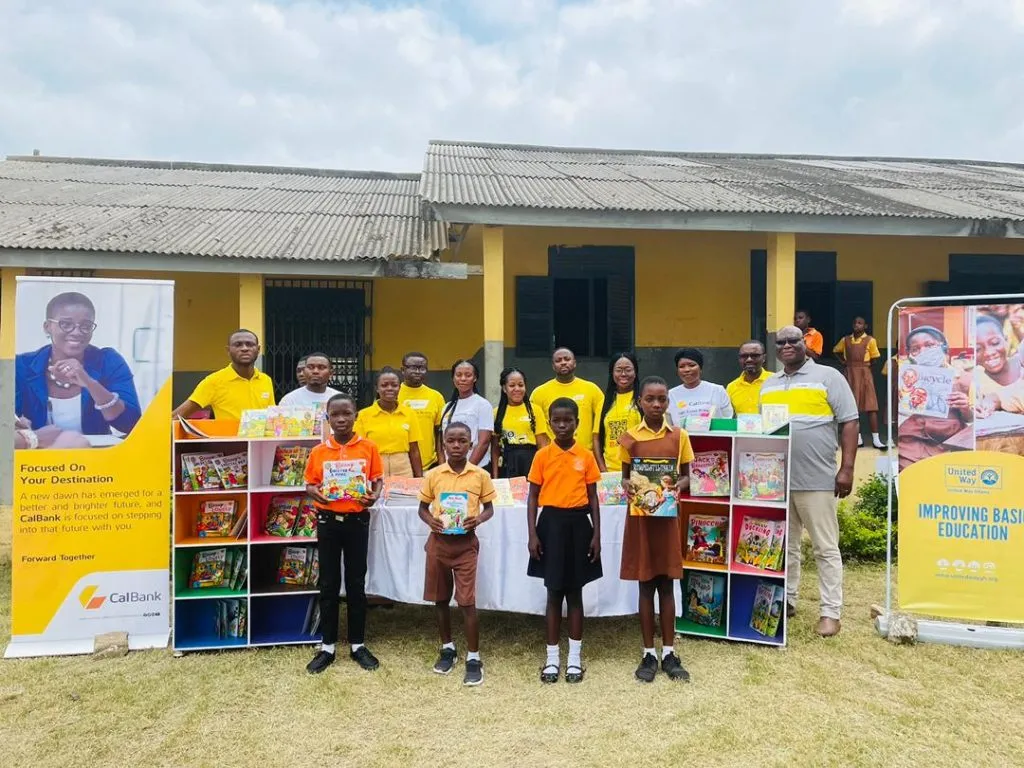 calbank plc partners united way ghana to promote financial literacy for 600 young learners in cape coast