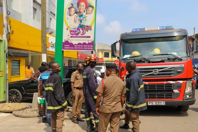 calbank plc undertakes fire simulation exercise at its derby avenue branch pic
