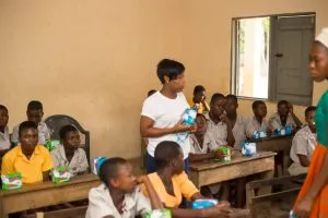 donation to hodzo ve primary school students